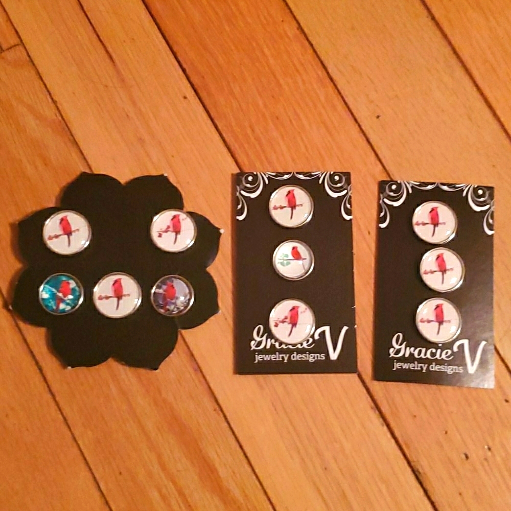 Snap Jewelry Assortment- Cardinals
